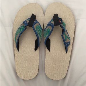 Men’s Rainbow Flip Flops 8.5
